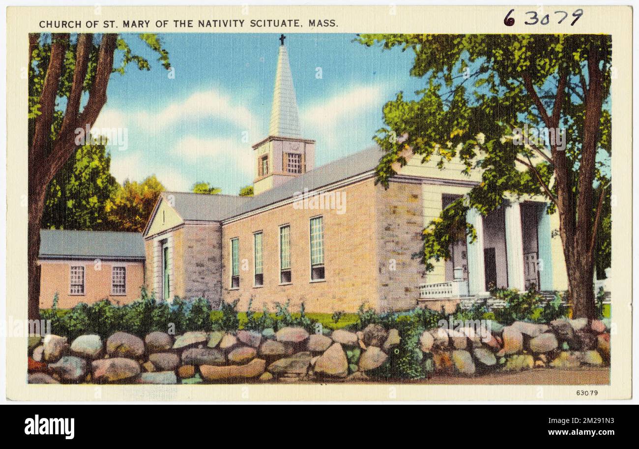 Church of St. Mary of the Nativity Scituate, Mass. , Churches, Tichnor