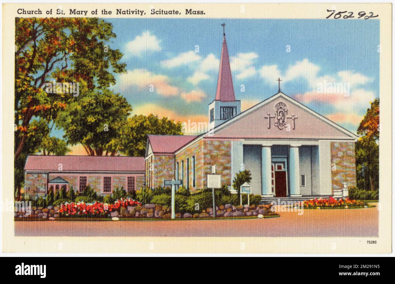 Church of St. Mary of the Nativity, Scituate, Mass. , Churches, Tichnor