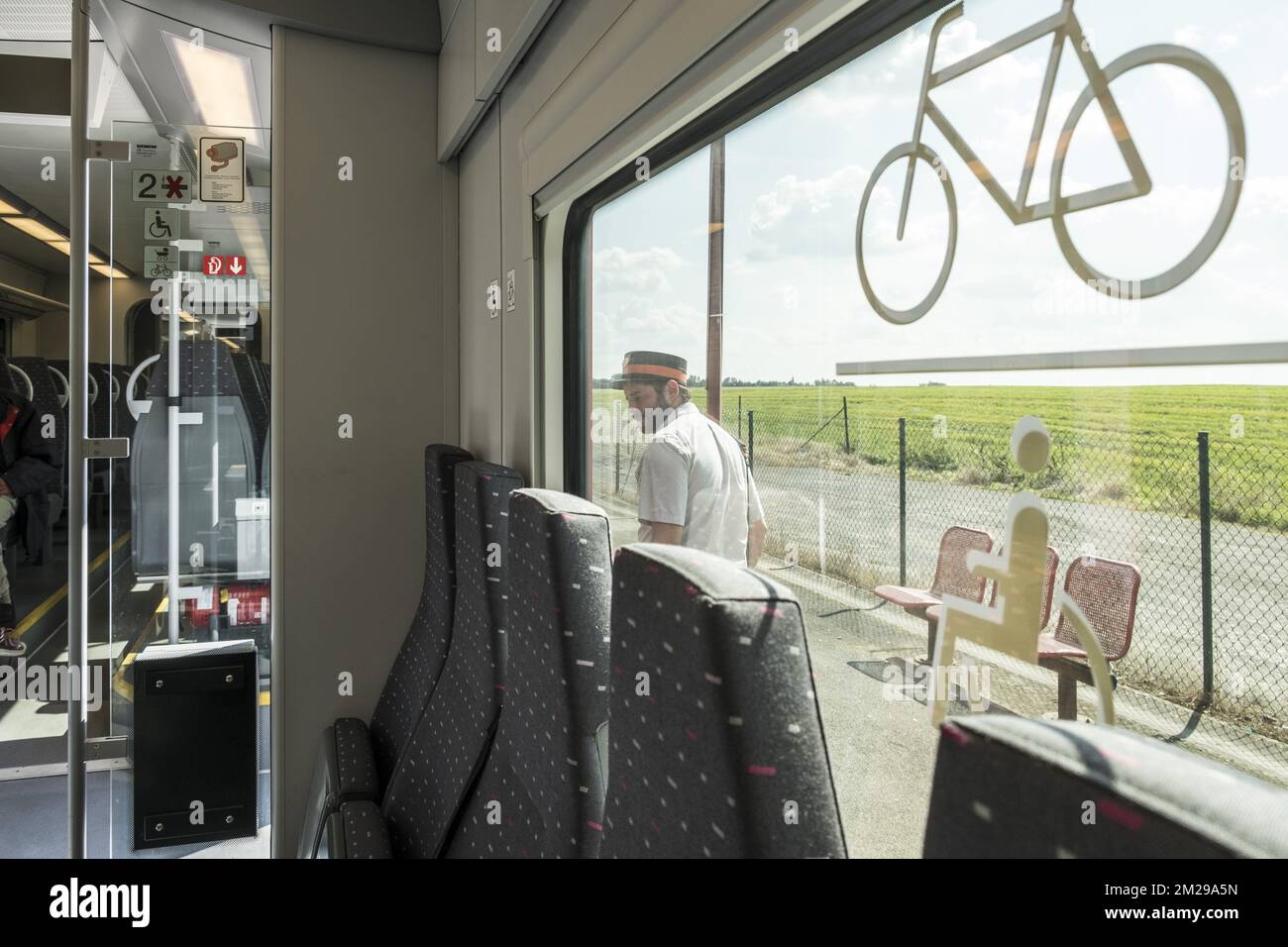 Train attendant hi res stock photography and images Alamy
