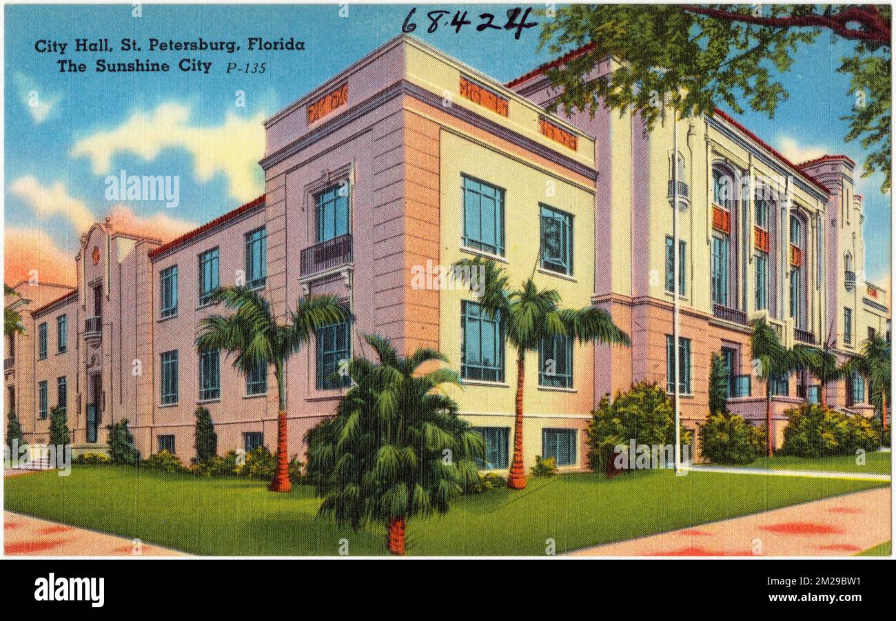 City Hall, St. Petersburg, Florida, the sunshine city , City & town
