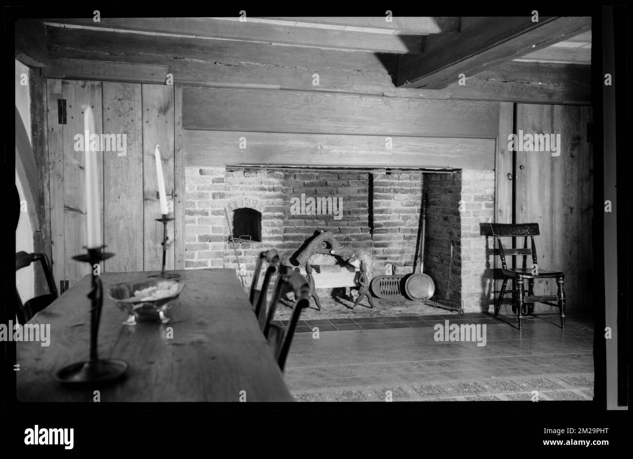 ClaflinRichards House, Wenham, MA , Rooms & spaces, Fireplaces. Samuel
