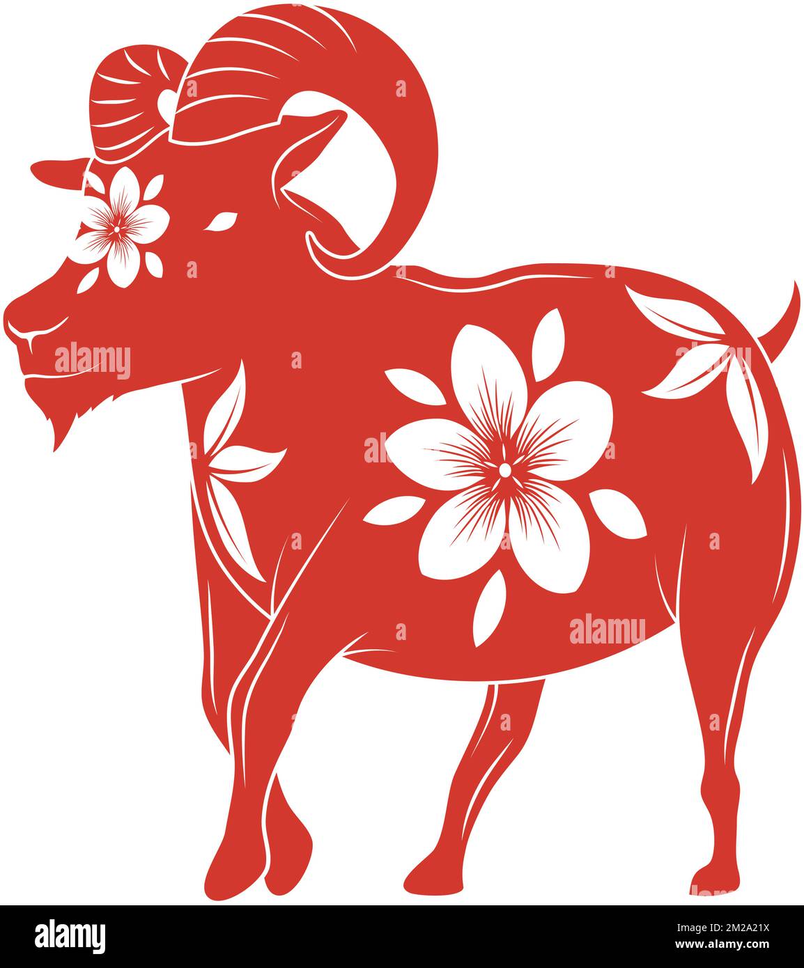 goat chinese zodiac animal icon Stock Vector Image & Art Alamy(08)