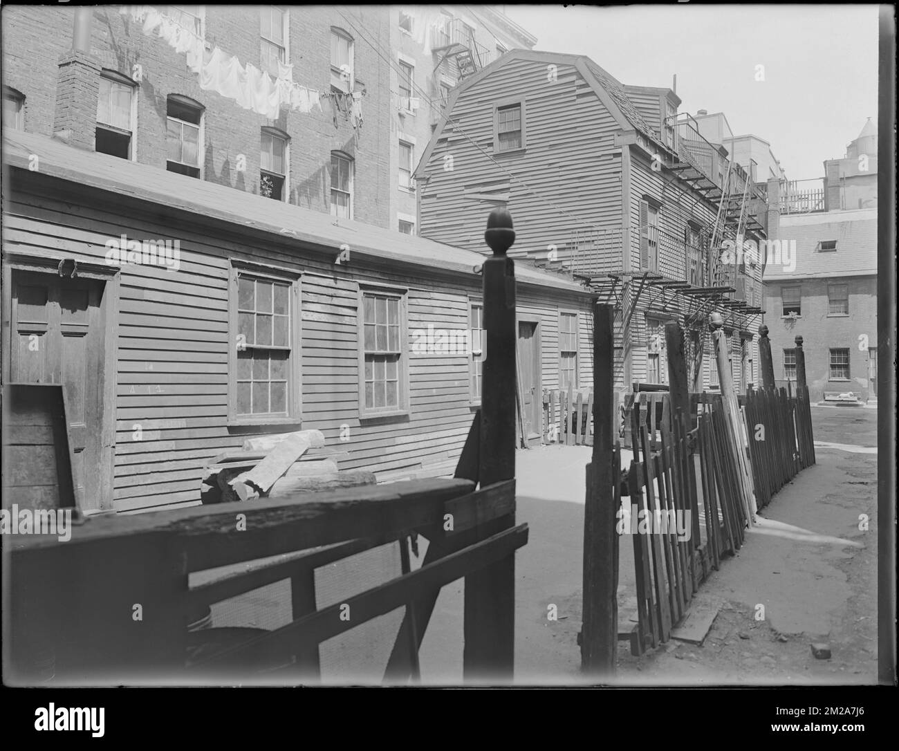 Clough House, Vernon Place, North End, Boston , Houses, Historic