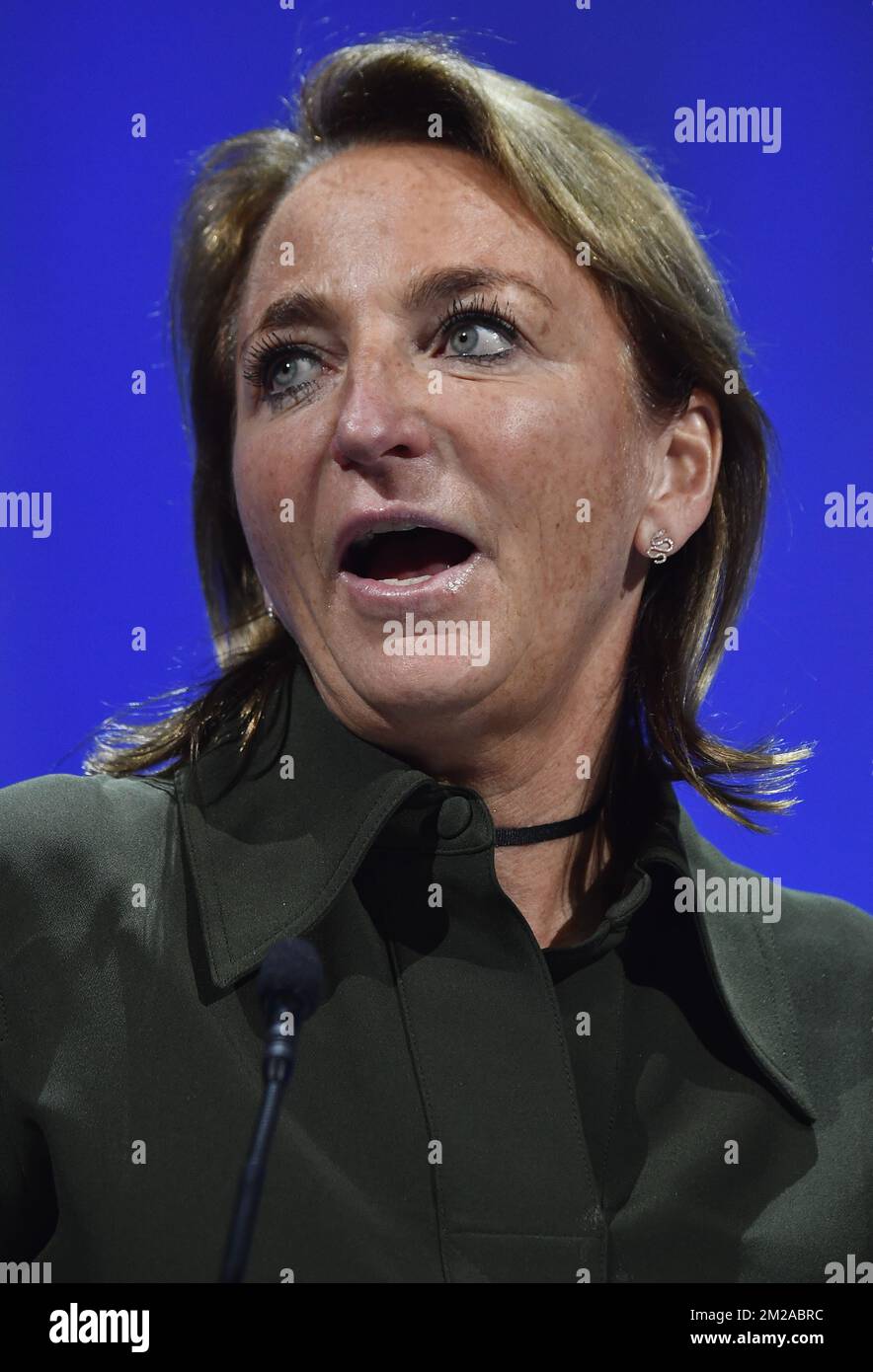 FEB-VBO President Michelle Sioen pictured at the award ceremony for the ...