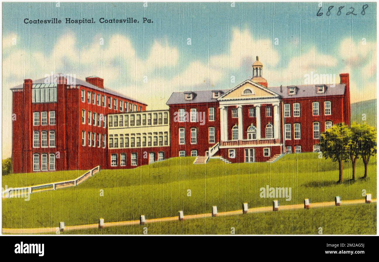Coatesville Hospital, Coatesville, Pa. , Hospitals, Tichnor Brothers