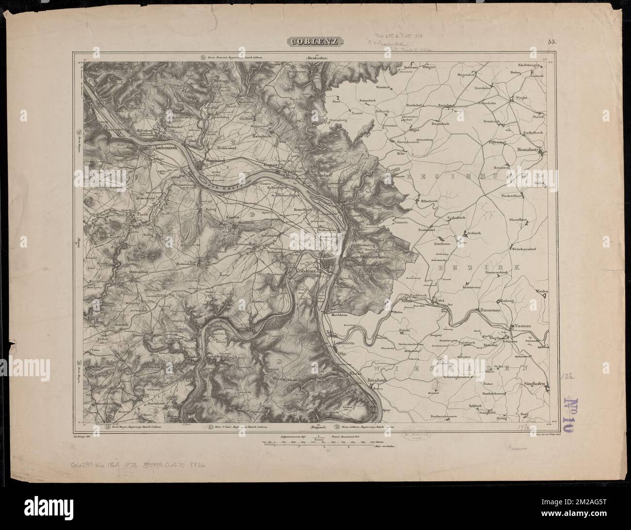 Coblenz Koblenz Germany Maps - Coblenz Koblenz Germany Maps Norman B Leventhal Map Center Collection 2M2AG5T 