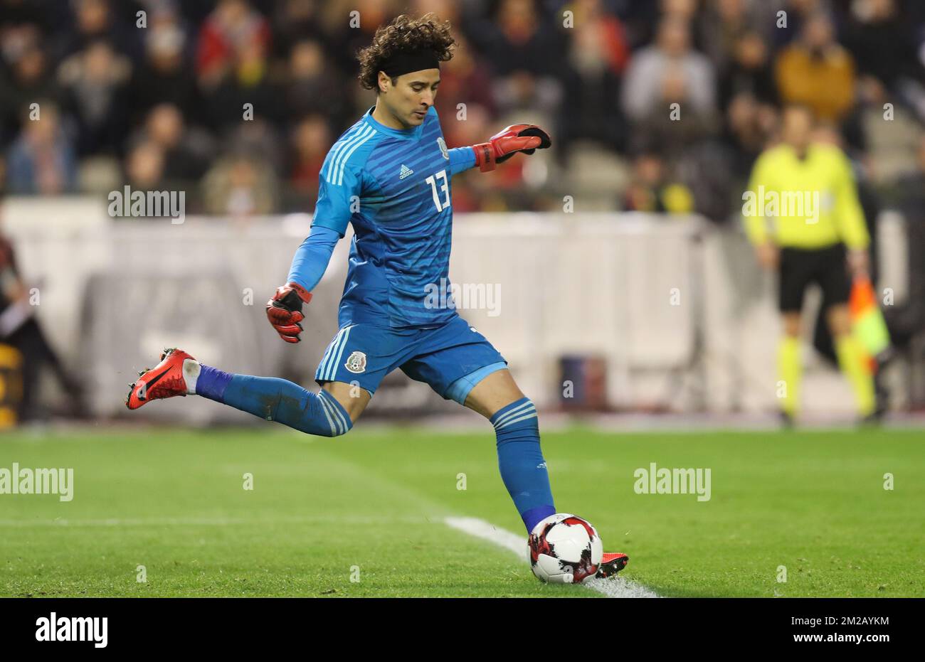 Mexico S Goalkeeper Guillermo Ochoa Pictured In Action During A