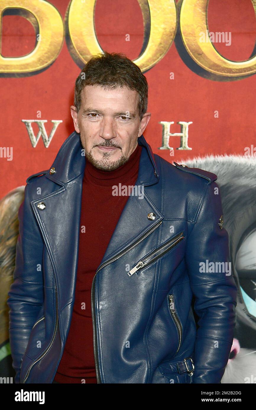 Antonio Banderas attends 'Puss in Boots: The Last Wish' World Premiere on December 13, 2022 at Jazz at Lincoln Center in New York, New York, USA. Robin Platzer/ Twin Images/ Credit: Sipa USA/Alamy Live News Stock Photo