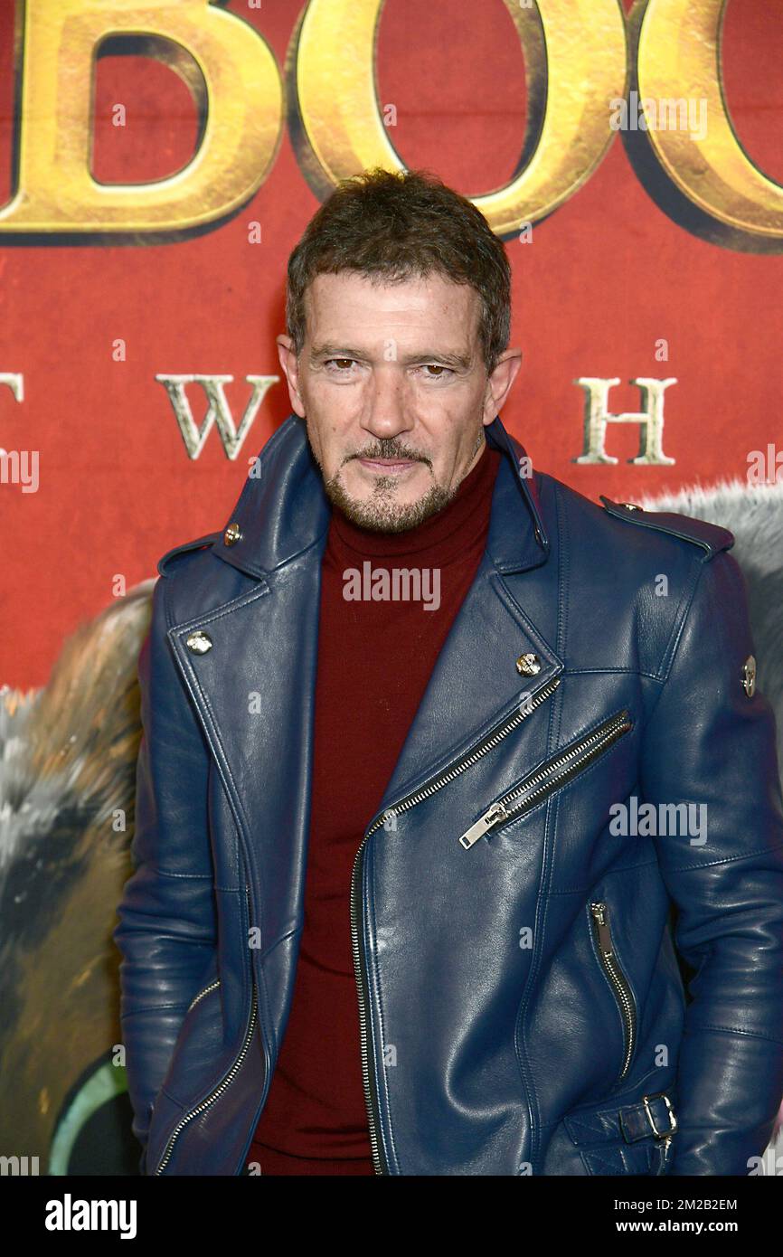 Antonio Banderas attends 'Puss in Boots: The Last Wish' World Premiere on December 13, 2022 at Jazz at Lincoln Center in New York, New York, USA. Robin Platzer/ Twin Images/ Credit: Sipa USA/Alamy Live News Stock Photo
