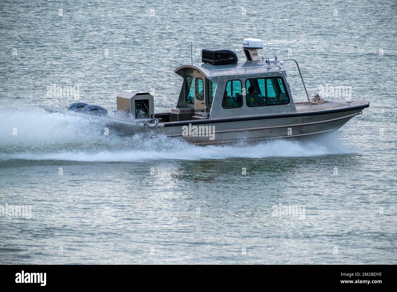 NEW ORLEANS, LA, USA DECEMBER 2, 2022 Rapidly moving aluminum work