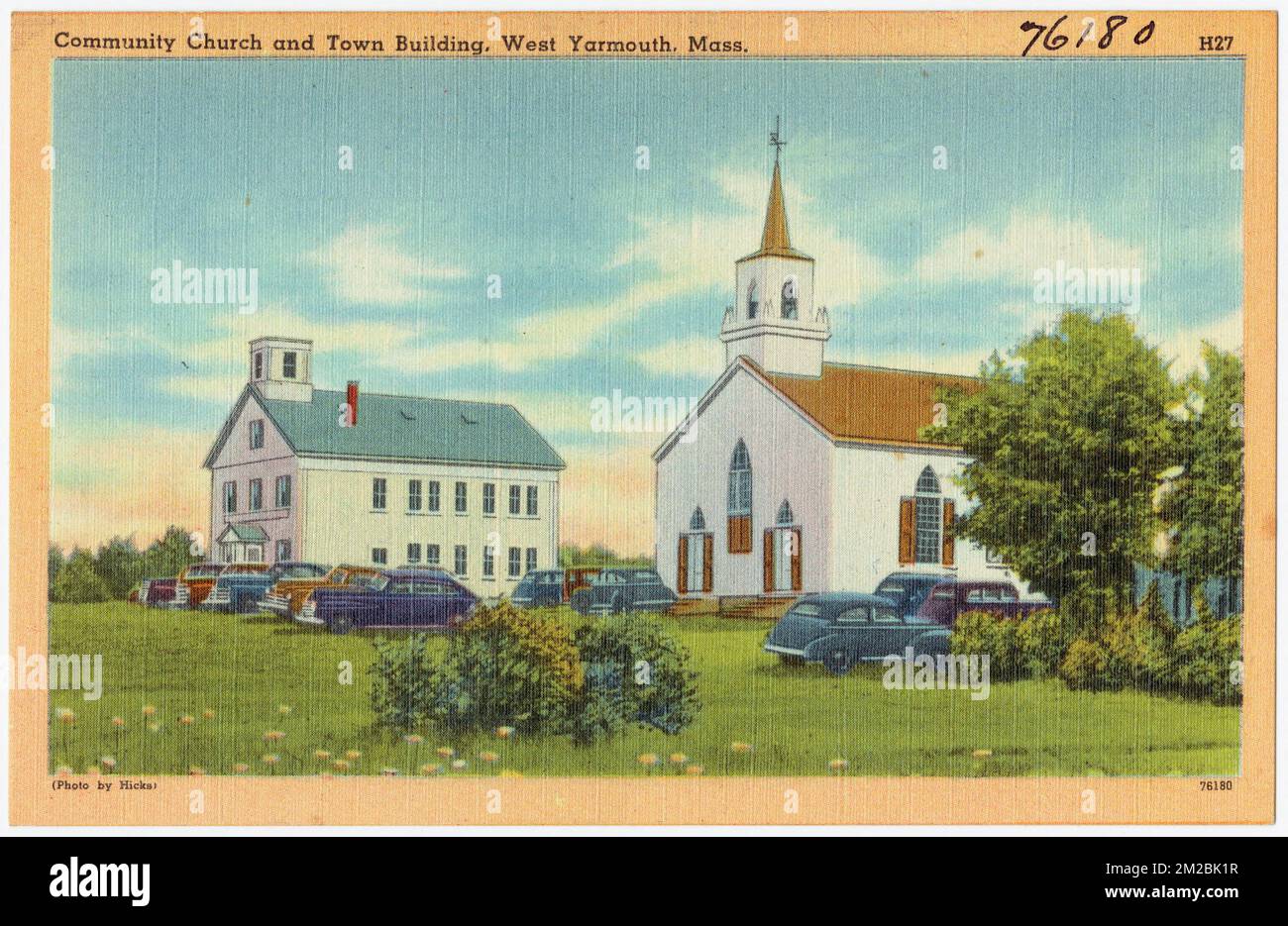 Community Church and town building, West Yarmouth, Mass. , Churches