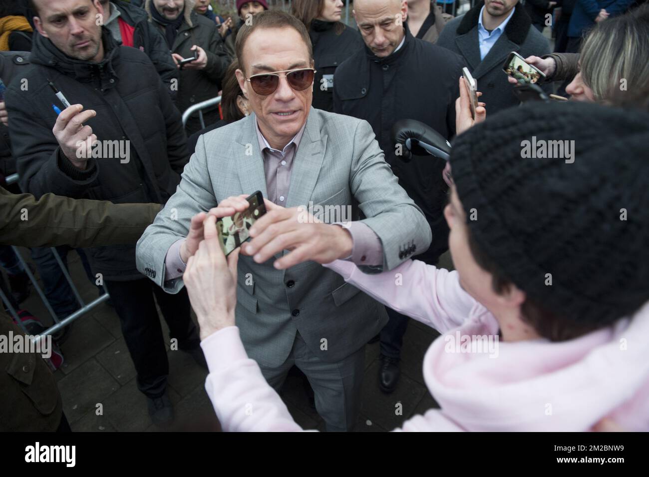 Belgian actor JeanClaude Van Damme promoting his new Amazon serie Jean