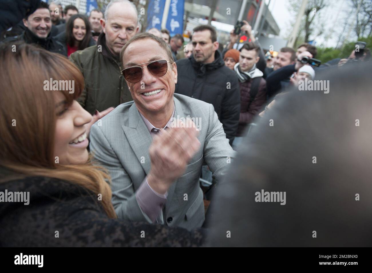 Belgian actor JeanClaude Van Damme promoting his new Amazon serie Jean