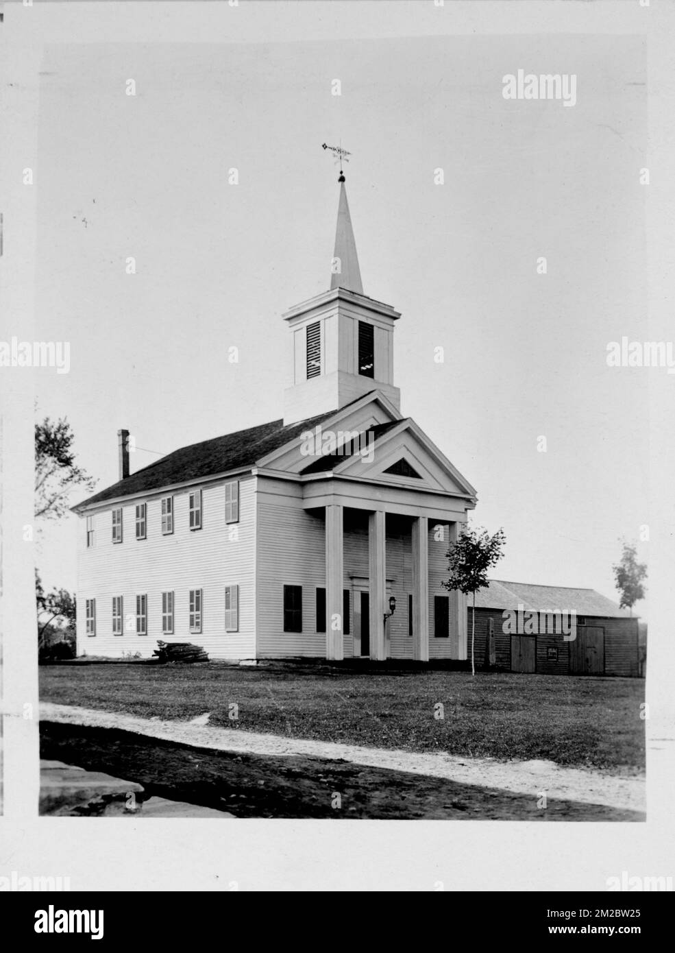 Congregational church, Granville , Congregational churches Stock Photo