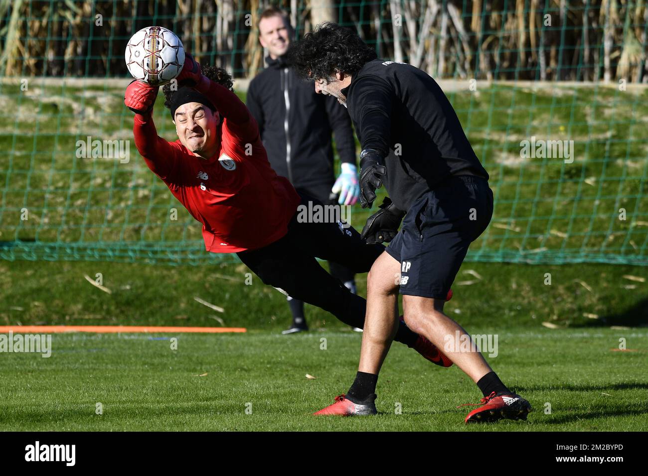 Cristiano Pereira Figueiredo goalkeeper of FC Hermannstadt reacts during  the match between Sepsi OSK v FC Hermannstadt Sibiu, for the Romania First  League, in Sfantu-Gheorghe, Romania, on June 13, 2020. (Photo by