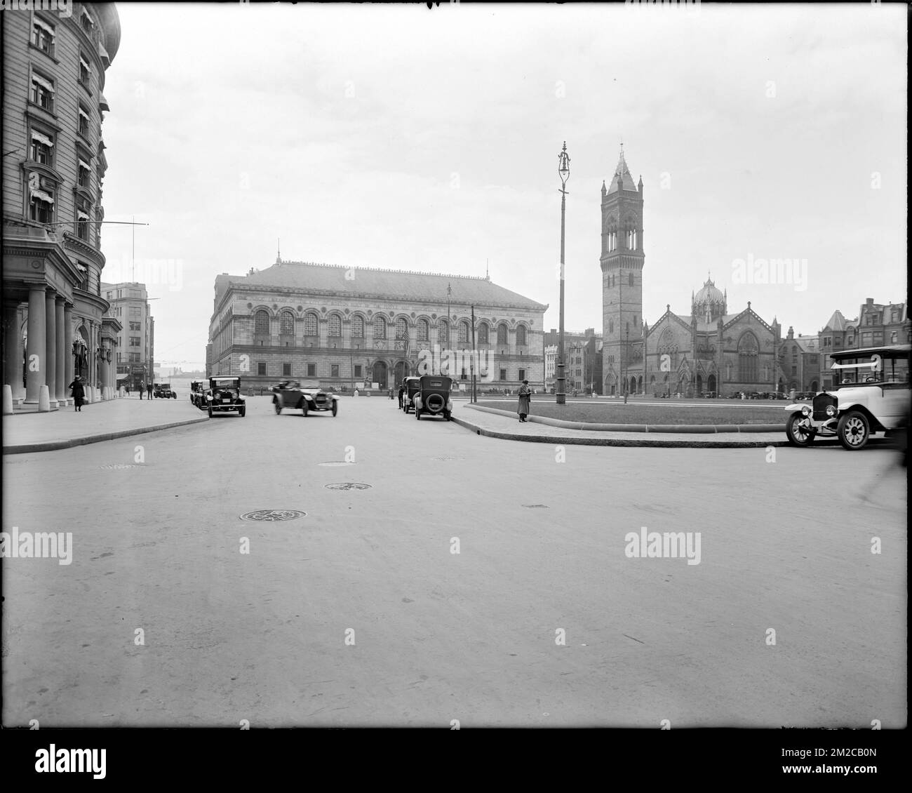 Copley Square Library, New Old South Church and Copley Plaza , Plazas