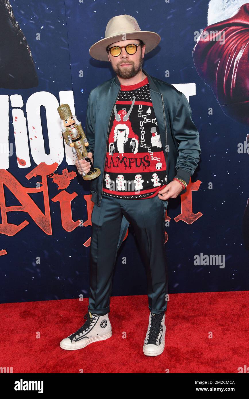 Canadian actor Brendan Fletcher arriving to the ‘Violent Night’ Los