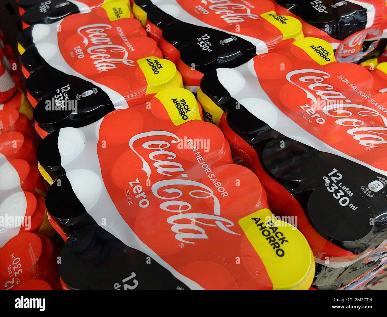 Coca Cola pack | Pack Coca Cola 15/01/2018 Stock Photo