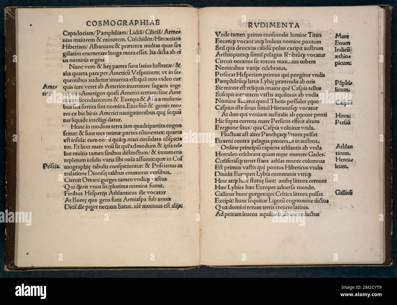 Cosmographiae introductio , America, Discovery and exploration Stock