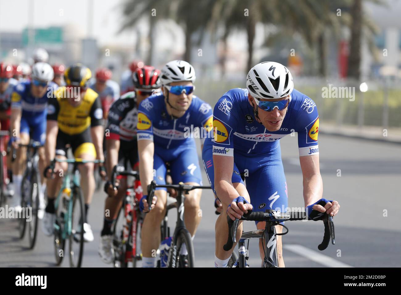 Belgian Tim Declercq of Quick-Step Floors pictured at the fifth and ...