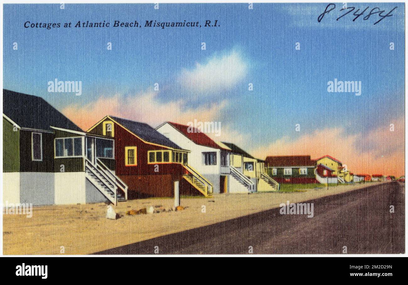 Cottages at Atlantic Beach, Misquamicut, R.I. , Houses, Tichnor