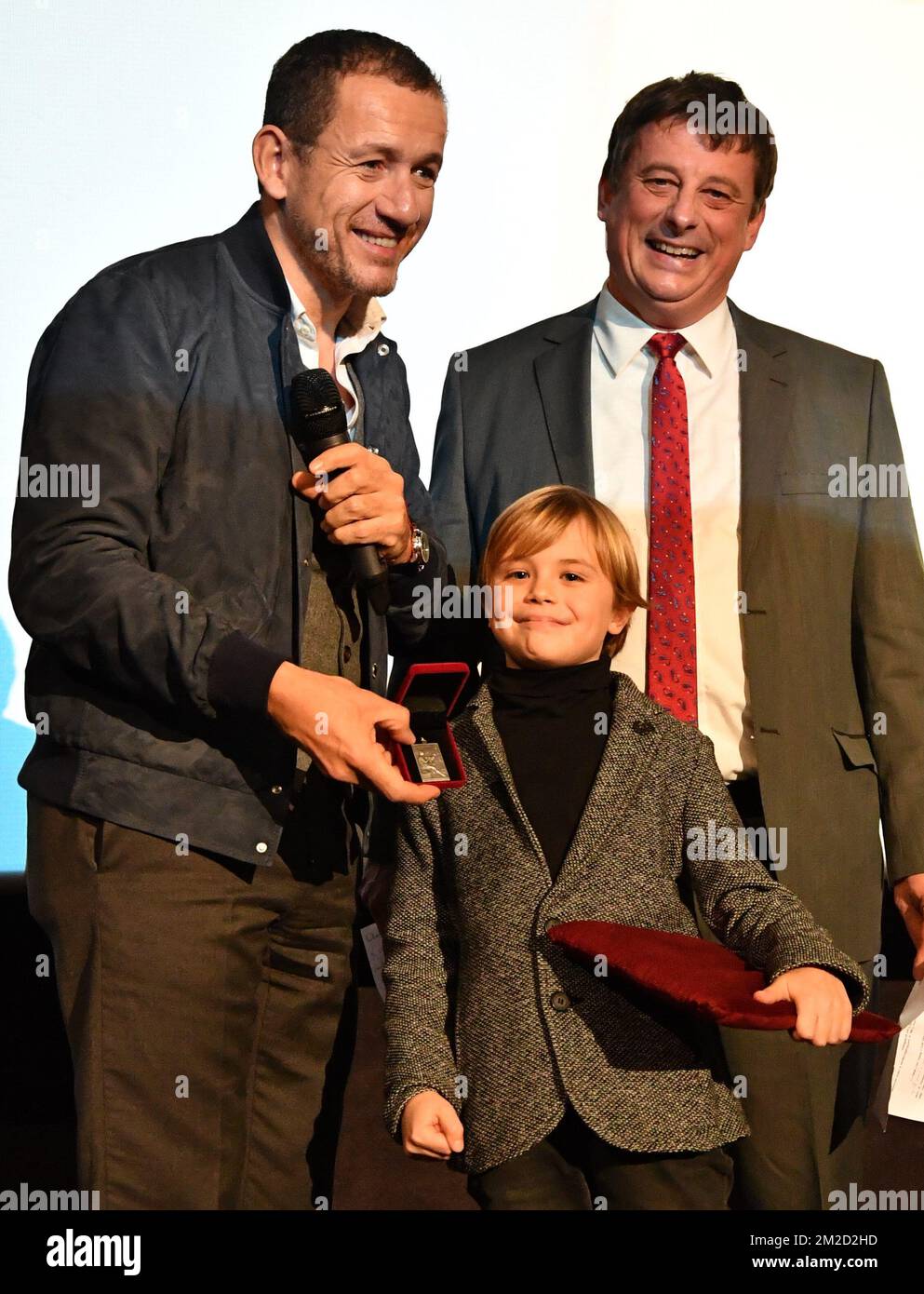 comedian Dany Boon (Daniel Hamidou), Tournai acting mayor Paul-Olivier ...
