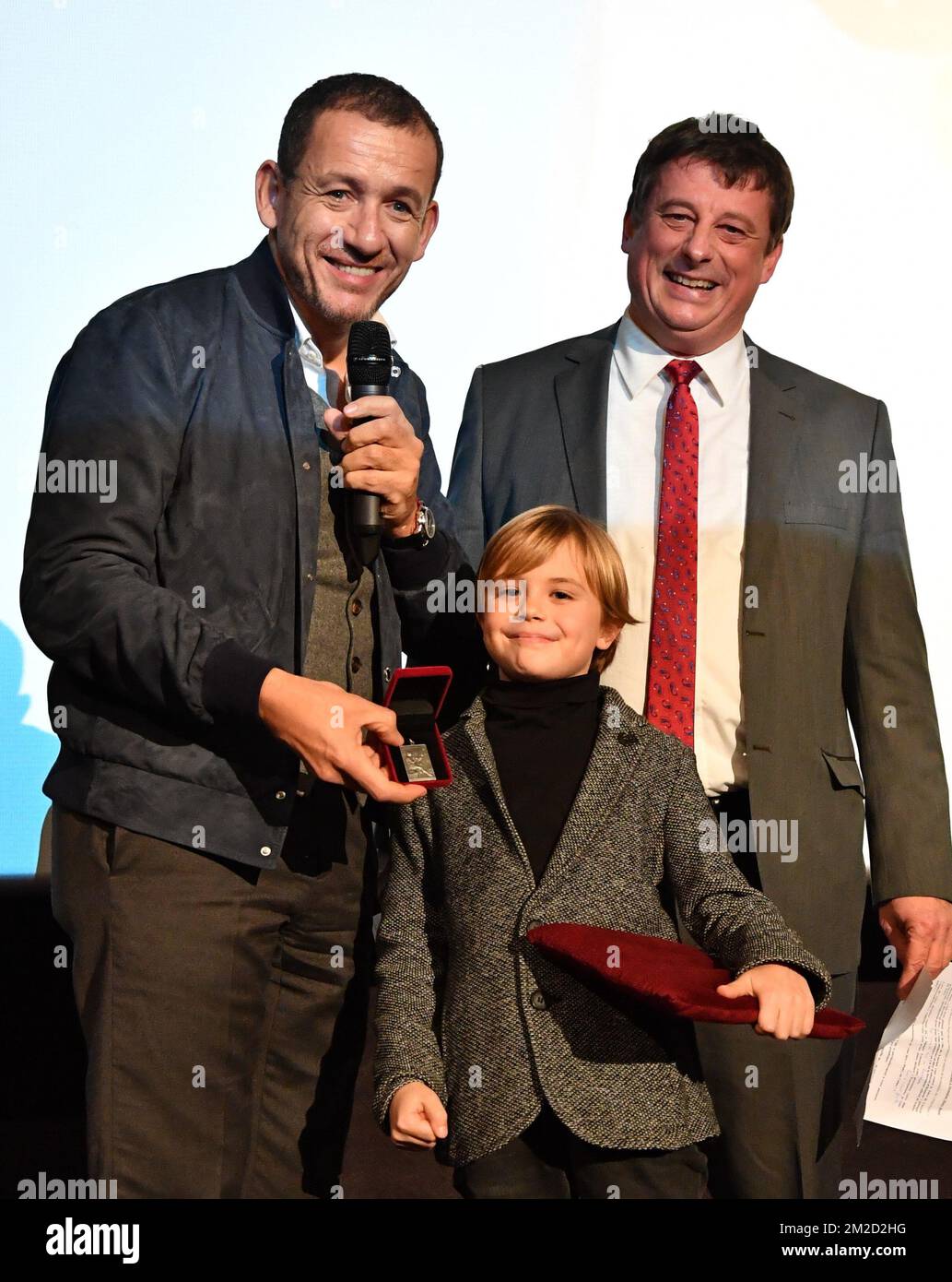 comedian Dany Boon (Daniel Hamidou), Tournai acting mayor Paul-Olivier ...
