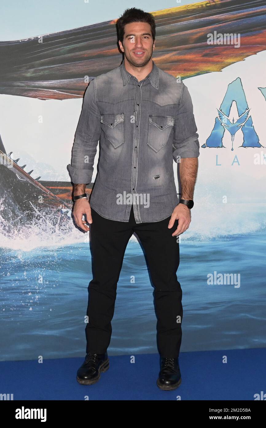 Rome, Italy. 13th Dec, 2022. Alvise Rigo attends the blu carpet of the ...
