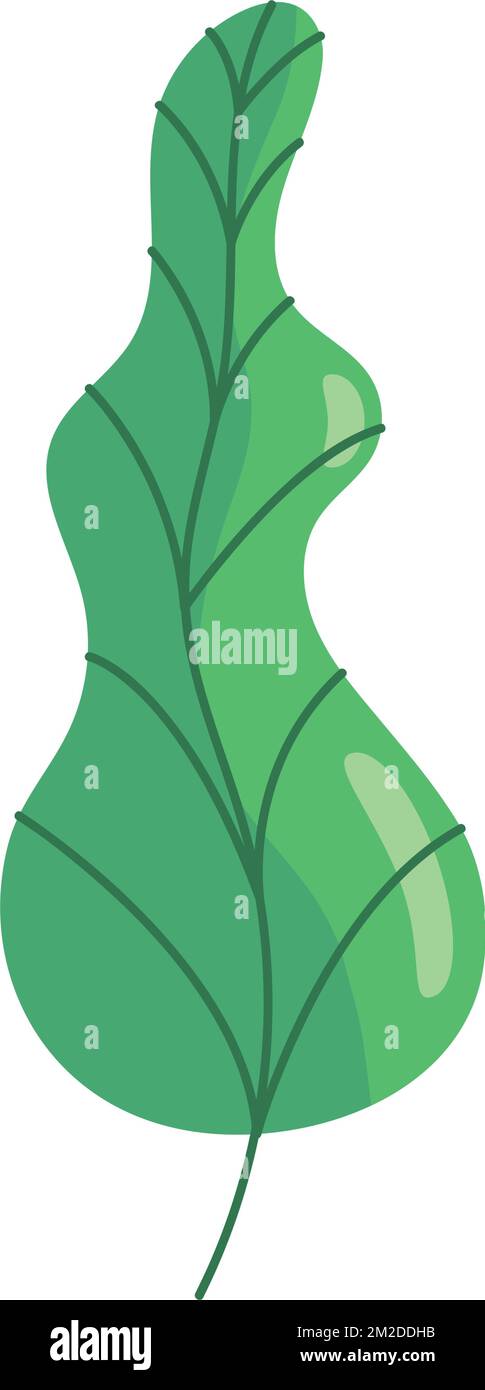 leaf plant foliage nature icon Stock Vector Image & Art - Alamy