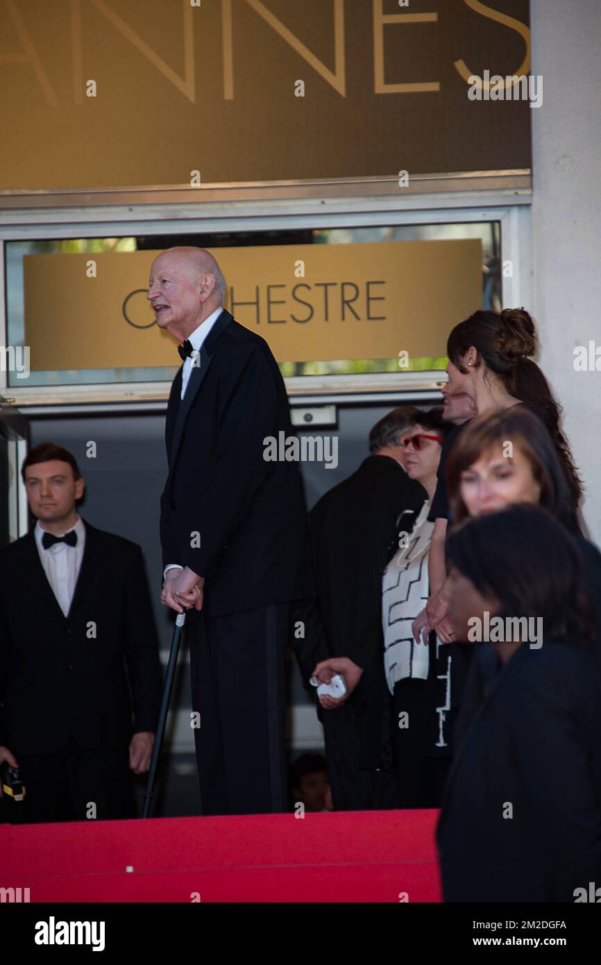 Administration of the Cannes Festival. Gilles Jacob photos from 2014 | Administration du Festival de Cannes. Gilles Jacob Photos de 2014 15/05/2014 Stock Photo