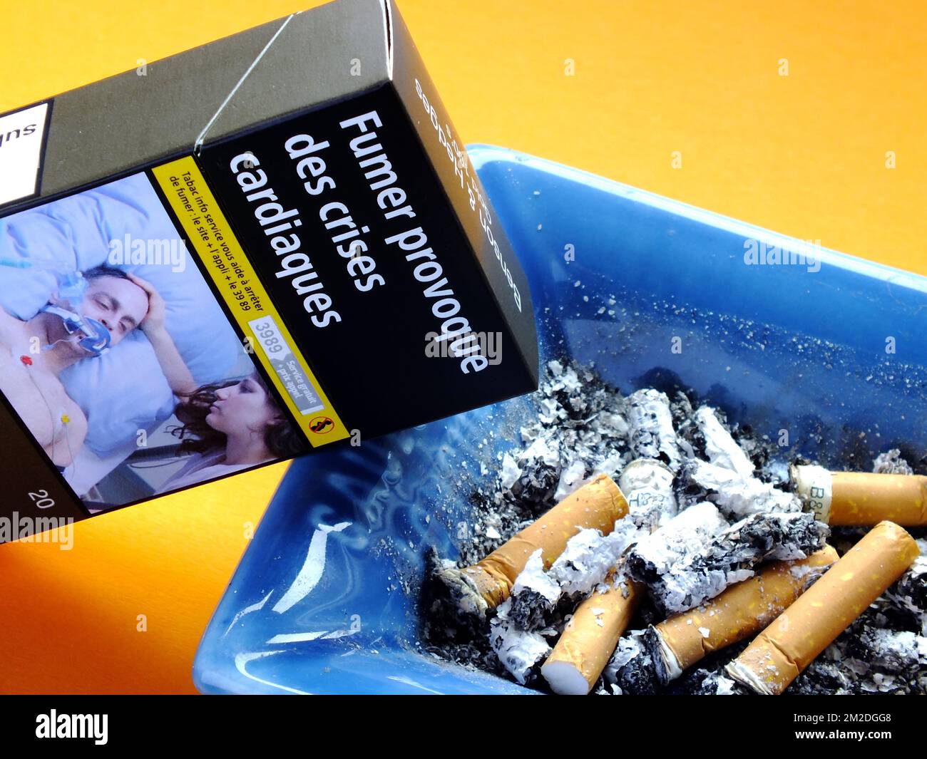 Tobacco | Tabac cigarettes 04/03/2018 Stock Photo