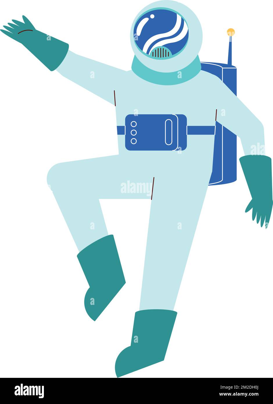 space astronaut with spacesuit character Stock Vector Image & Art - Alamy