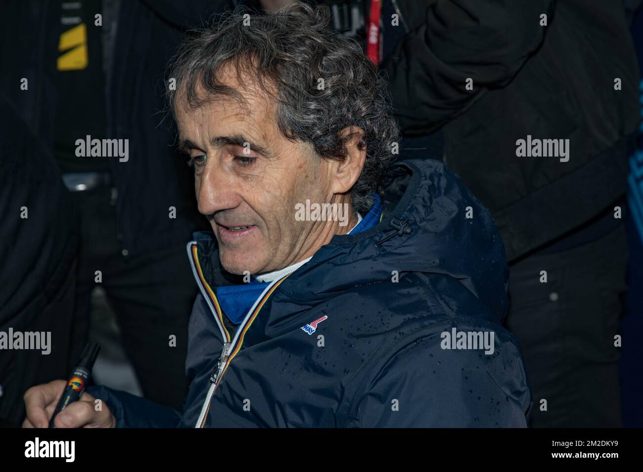 Alain Prost, Quadruple F1 World Champion and Nico Hulkenberg, Official  driver of the Renault Sport Formula One Team team in signing sessions in  Nice. | Alain Prost, Quadruple champion du monde de