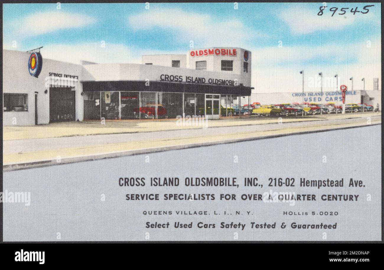 Cross Island Oldsmobile Inc. 21602 Hempstead Ave. Service specialists
