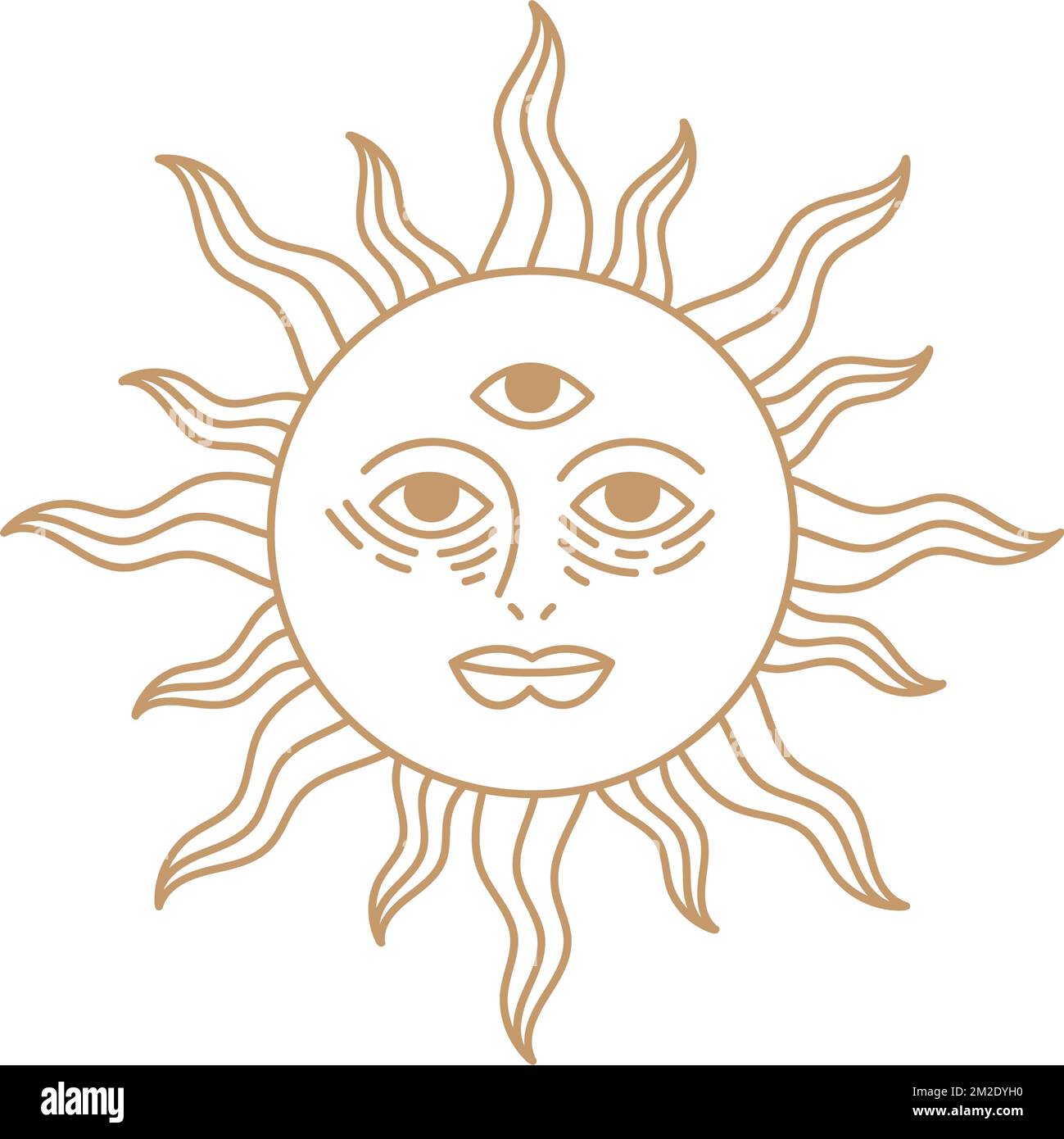 Alchemy Sun & Moon Gold Filled Pierce