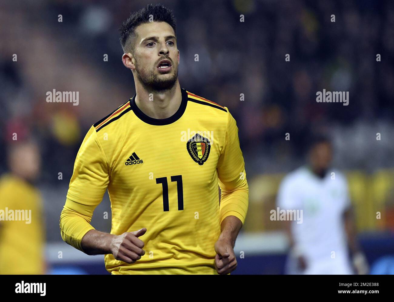 Belgium's Kevin Mirallas pictured at a friendly game between the Red