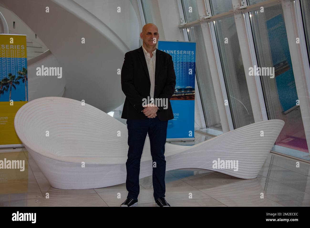 Harlan Coben attend 'Safe' Photocall during the 1st Cannes