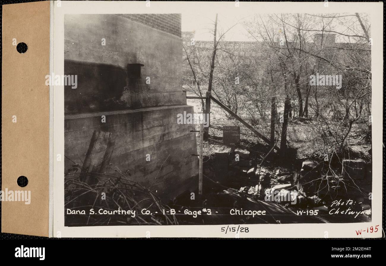 Dana S. Courtney Co., 1B, Gage 3, Chicopee, Mass., May 15, 1928