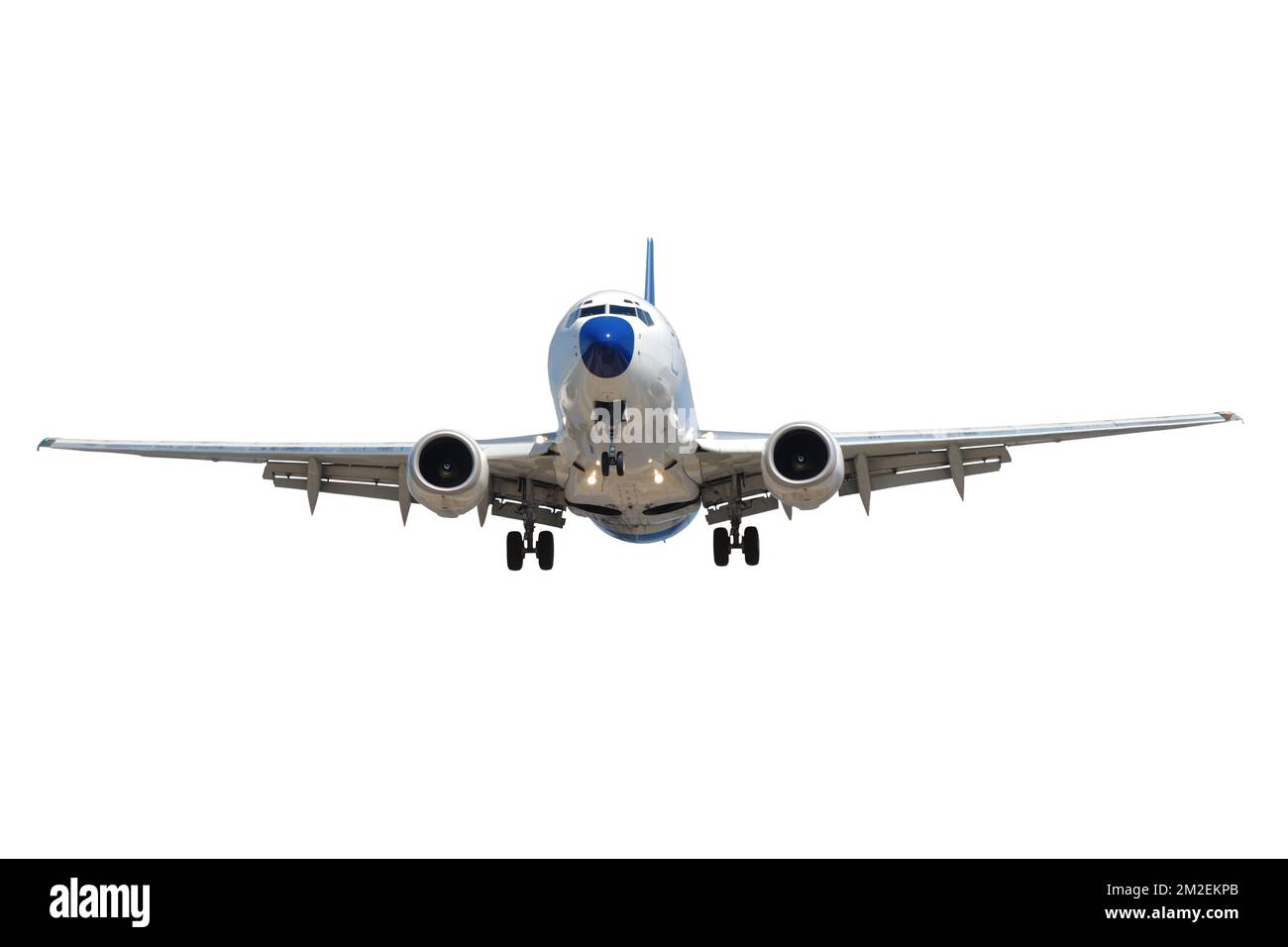 Plane on a clean white background Stock Photo