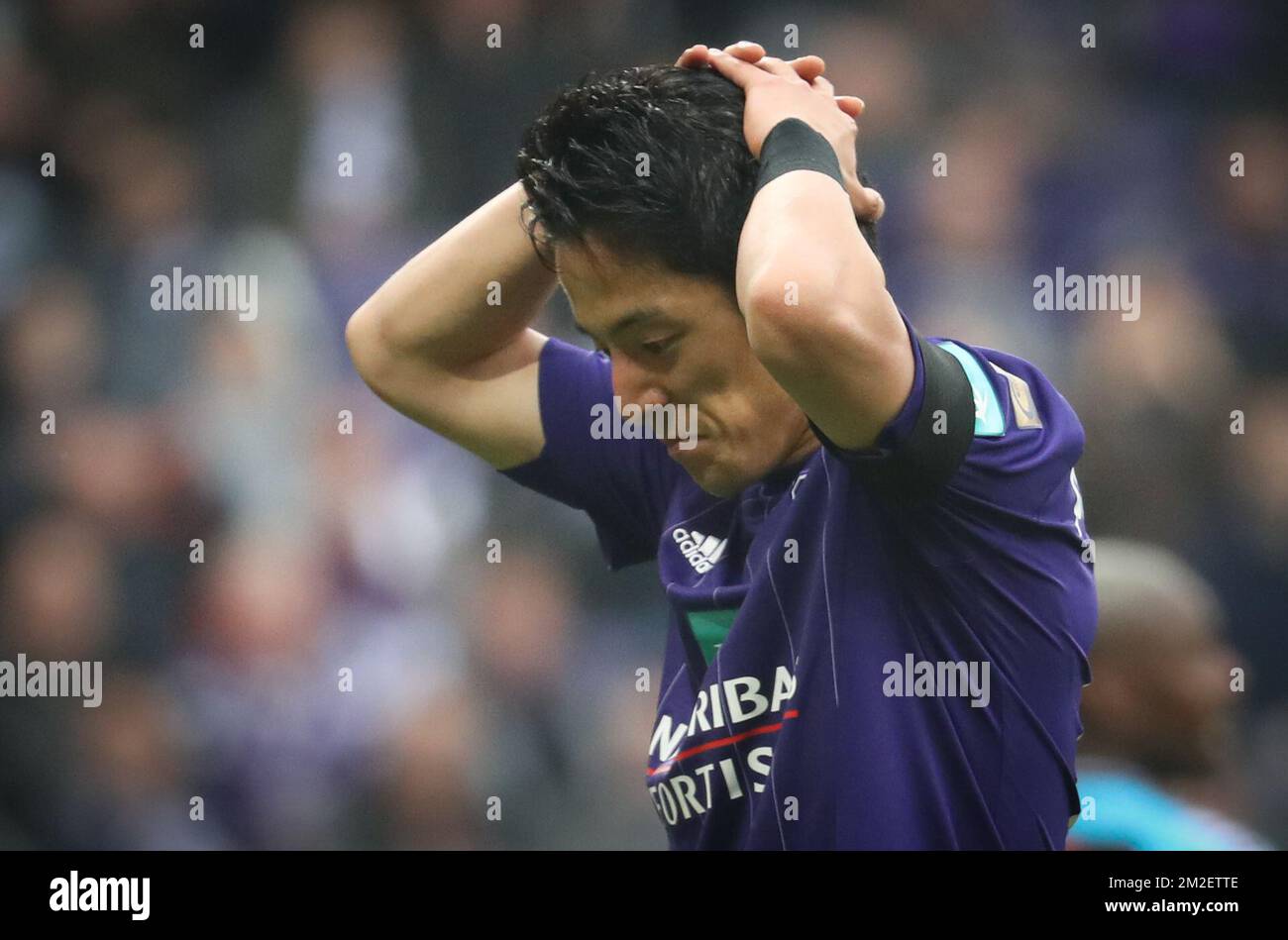 Players Rsc Anderlecht Show Their Dejection Editorial Stock Photo - Stock  Image