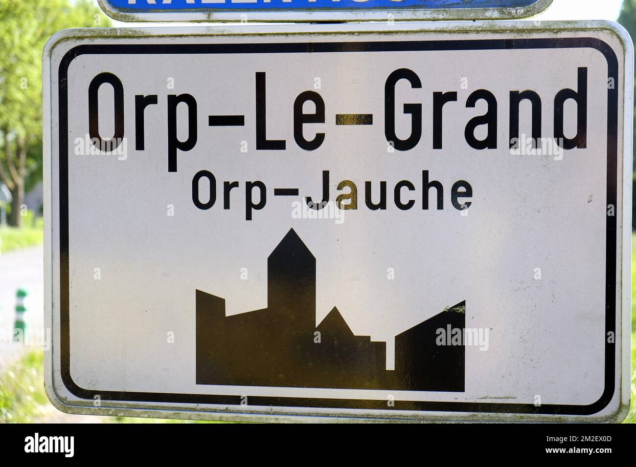 Illustration shows the name of the Orp-Le-Grand - Orp-Jauche ...