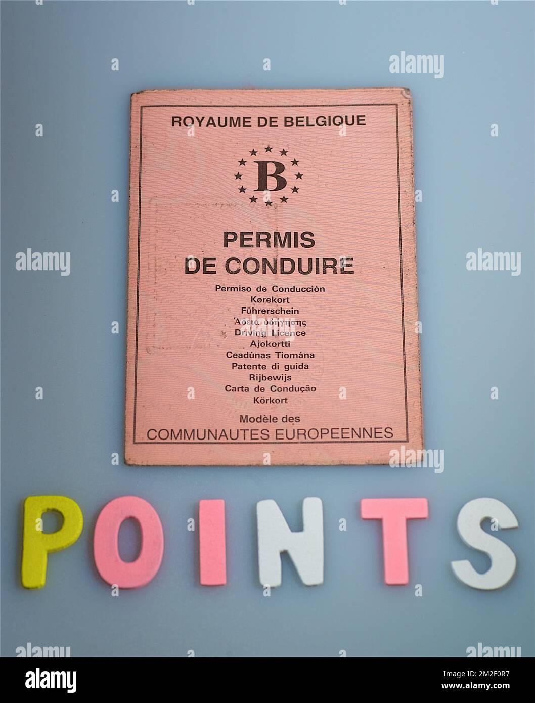 Driving license to points Permis de conduire à points 06/05/2018