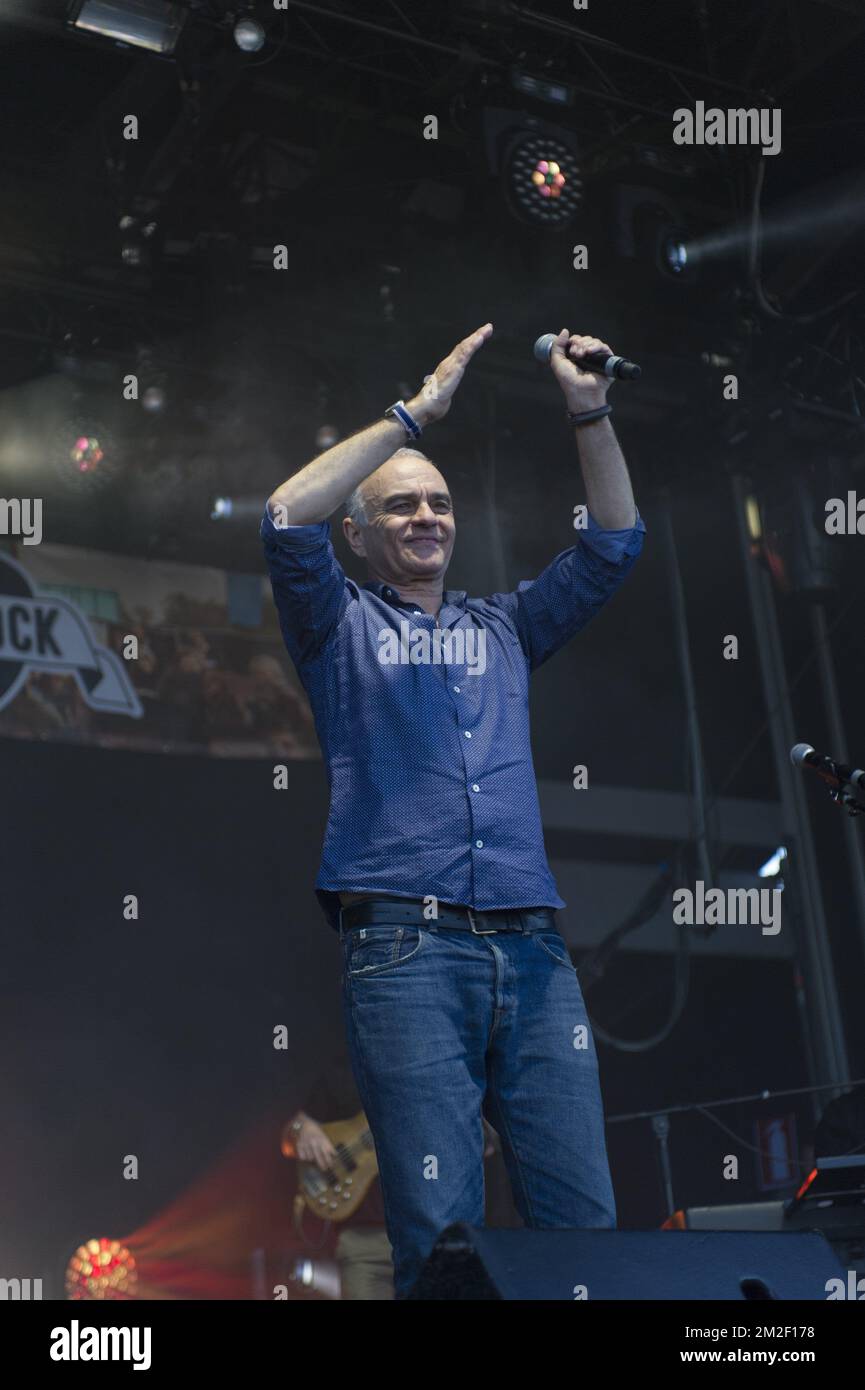 Jean-Pierre Mader at the Inc'Rock Festival | Jean-Pierre Mader à l'Inc'Rock festival 06/05/2018 Stock Photo