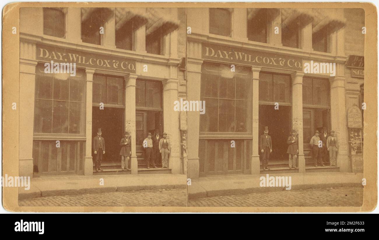 Day, Wilcox & Co. Building , Stores & shops Stock Photo Alamy