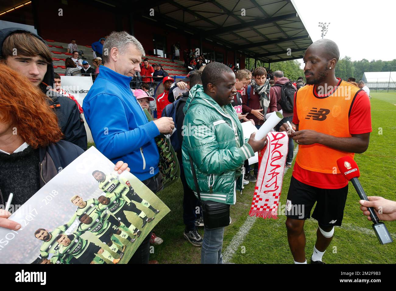 Standard's Luis Pedro Cavanda pictured during a fan day of Jupiler Pro ...