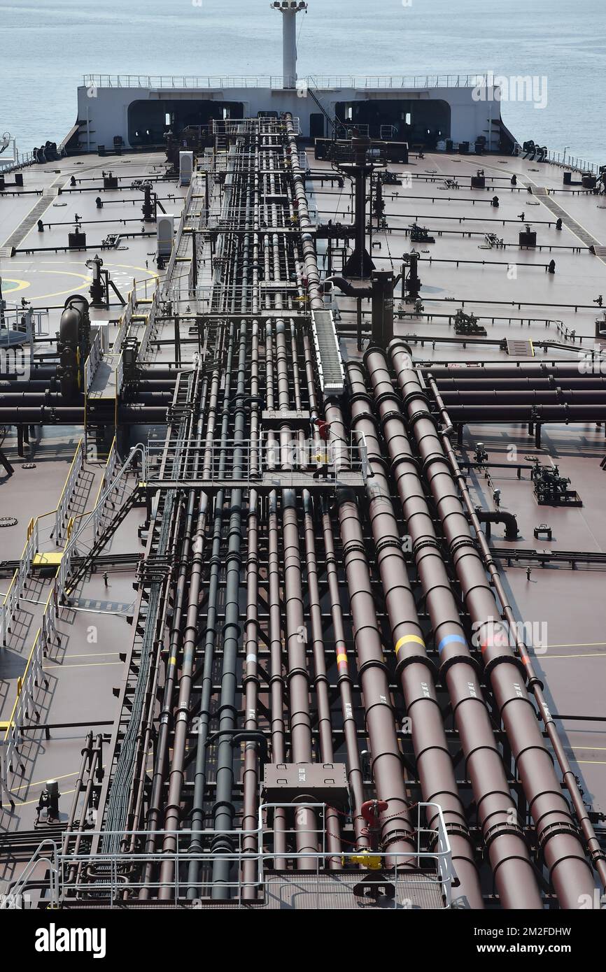 Illustration picture shows the Cap Quebec, a Suzemax tanker of the