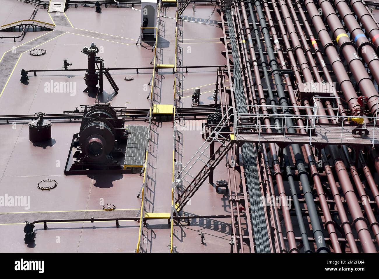 Illustration picture shows the Cap Quebec, a Suzemax tanker of the