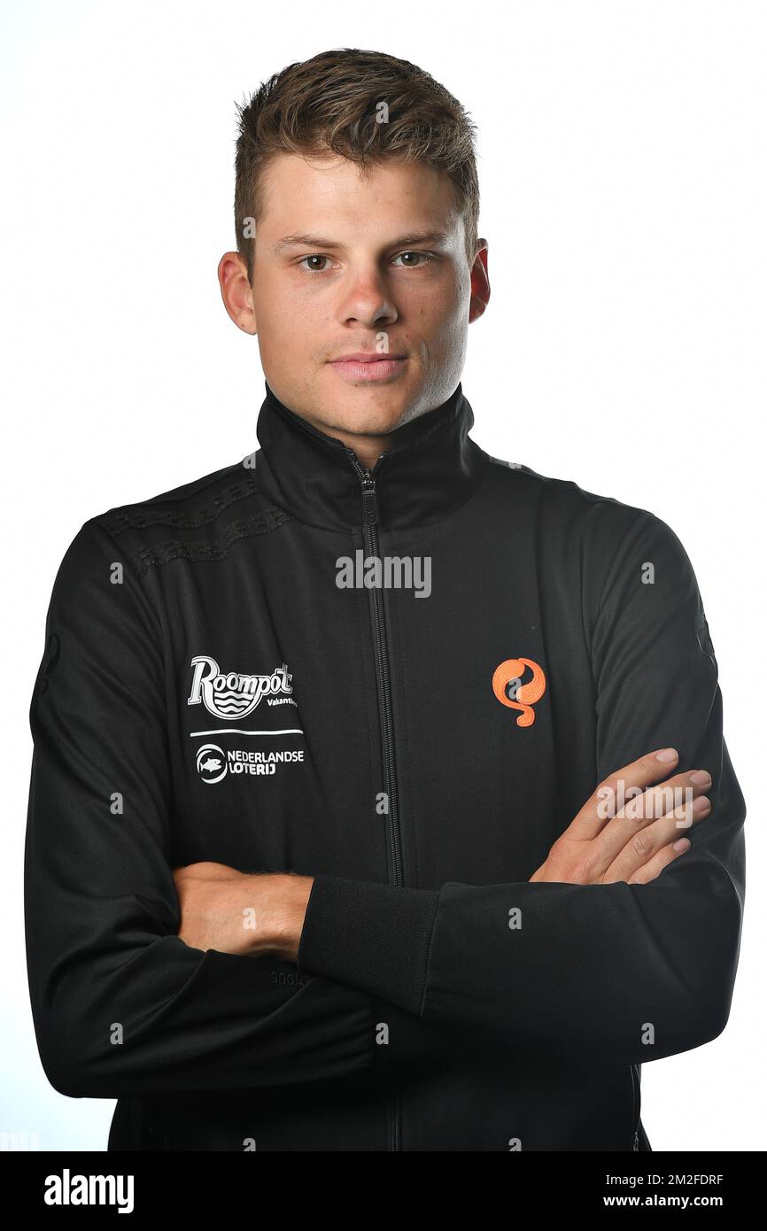 Dutch Sjoerd Van Ginneken Of Roompot-Nederlandse Loterij Poses For The