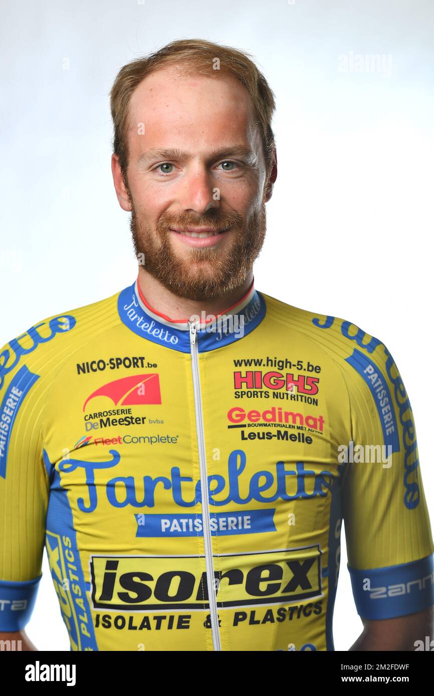 Belgian Niels De Rooze poses for the photographer during a portrait ...