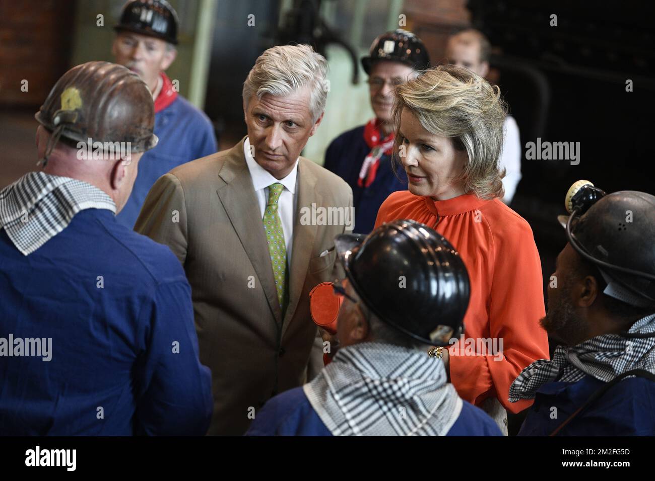 King Philippe - Filip of Belgium and Queen Mathilde of Belgium pictured ...